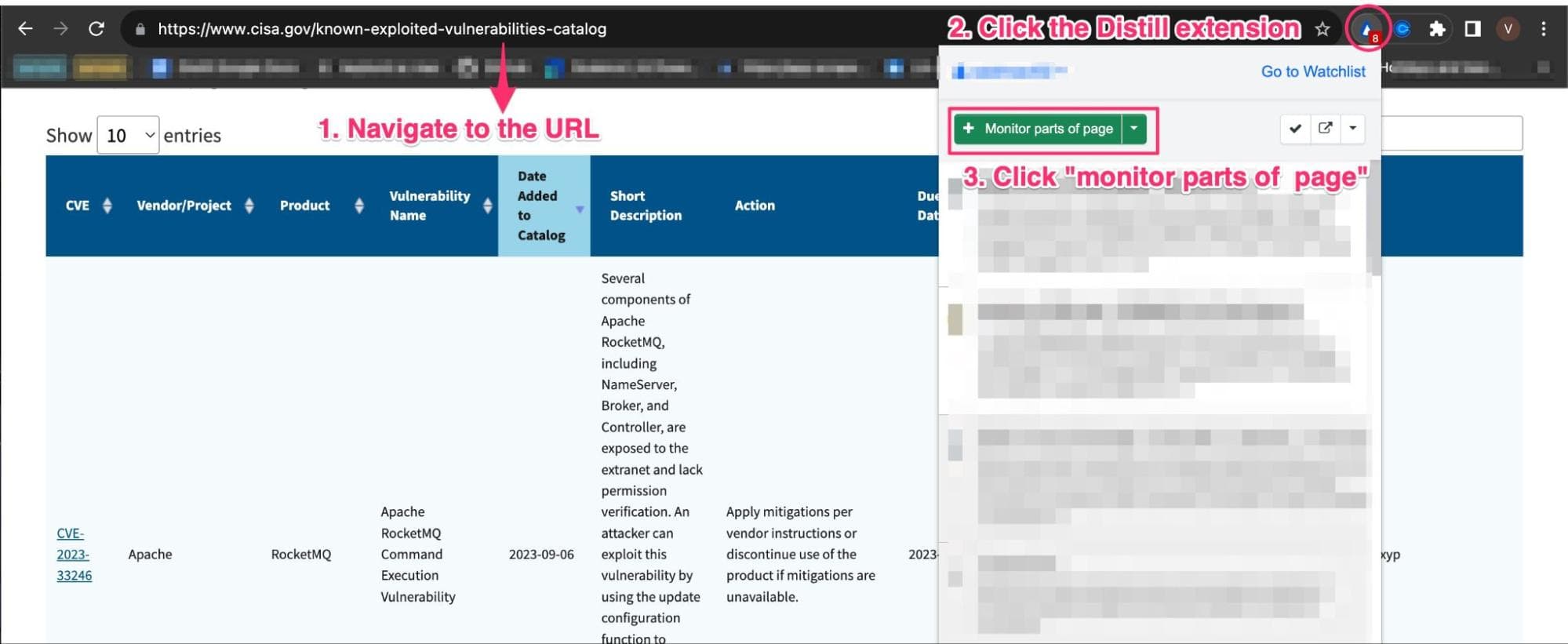 Setting up CVE report tracker