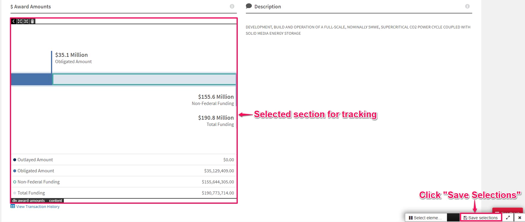 Track USASpending.gov using Distill