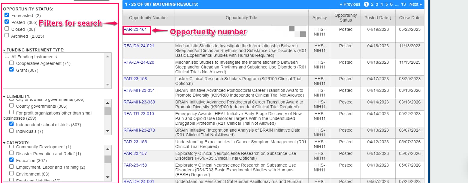 Track grants.gov using Distill